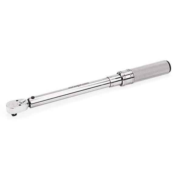 3/8" Drive Newton Meter Adjustable Click-Type Fixed Ratchet Torque Wrench (5-25 N•m)